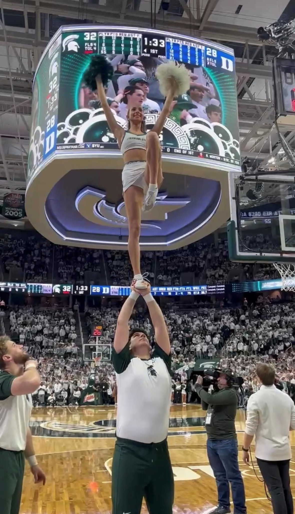 Brendan doing a stunt pose